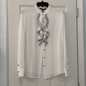White House Black Market silk blouse